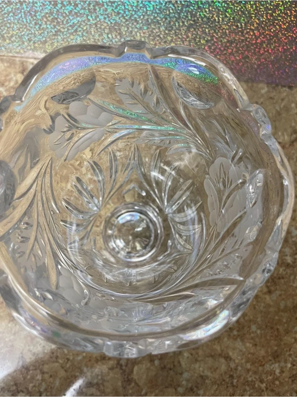 24% Lead Crystal Vase ~ Poland ~ NEW